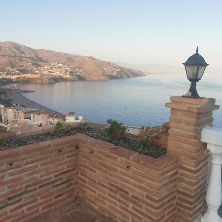 Casa adosada panorámica al mar Almunecar Exterior foto