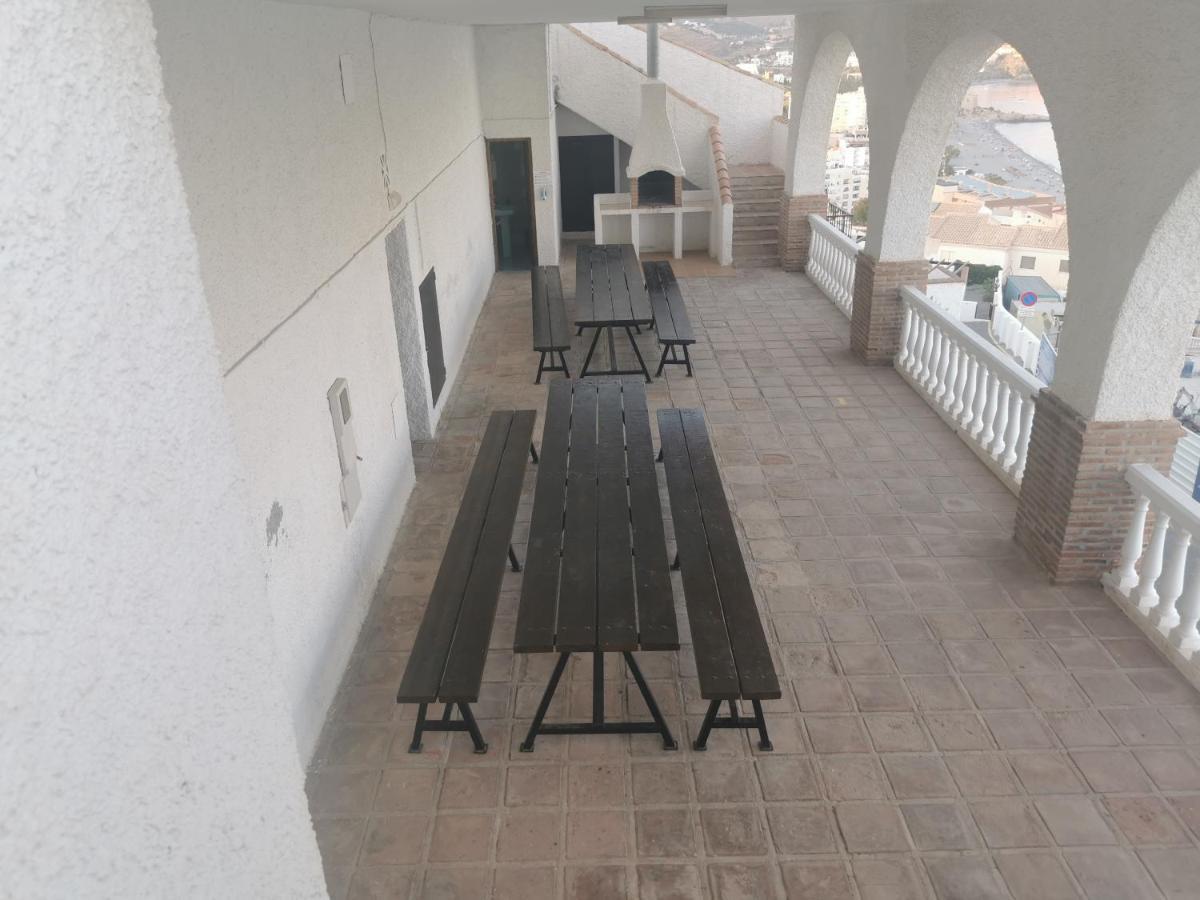 Casa adosada panorámica al mar Almunecar Exterior foto